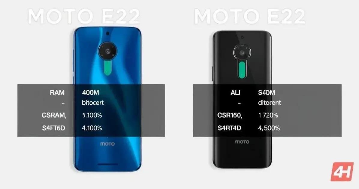 Versões do Moto E22: qual escolher?