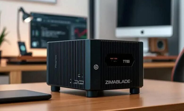 ZIMABLADE 7700: O Mini PC que Revoluciona o Armazenamento em Rede