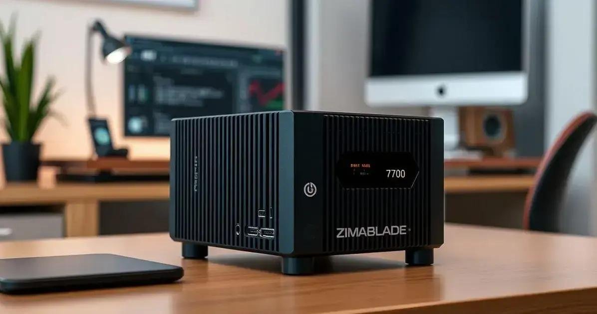 ZIMABLADE 7700: O Mini PC que Revoluciona o Armazenamento em Rede