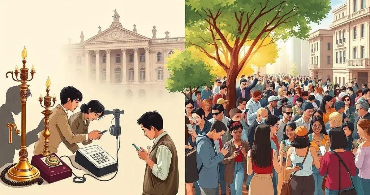 A evolução do telefone e seu impacto social