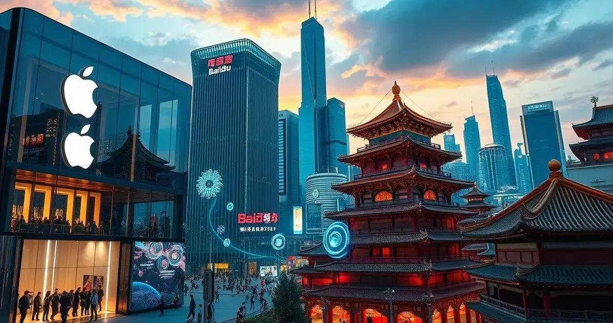Apple e Baidu: 5 Novos Recursos de IA na China