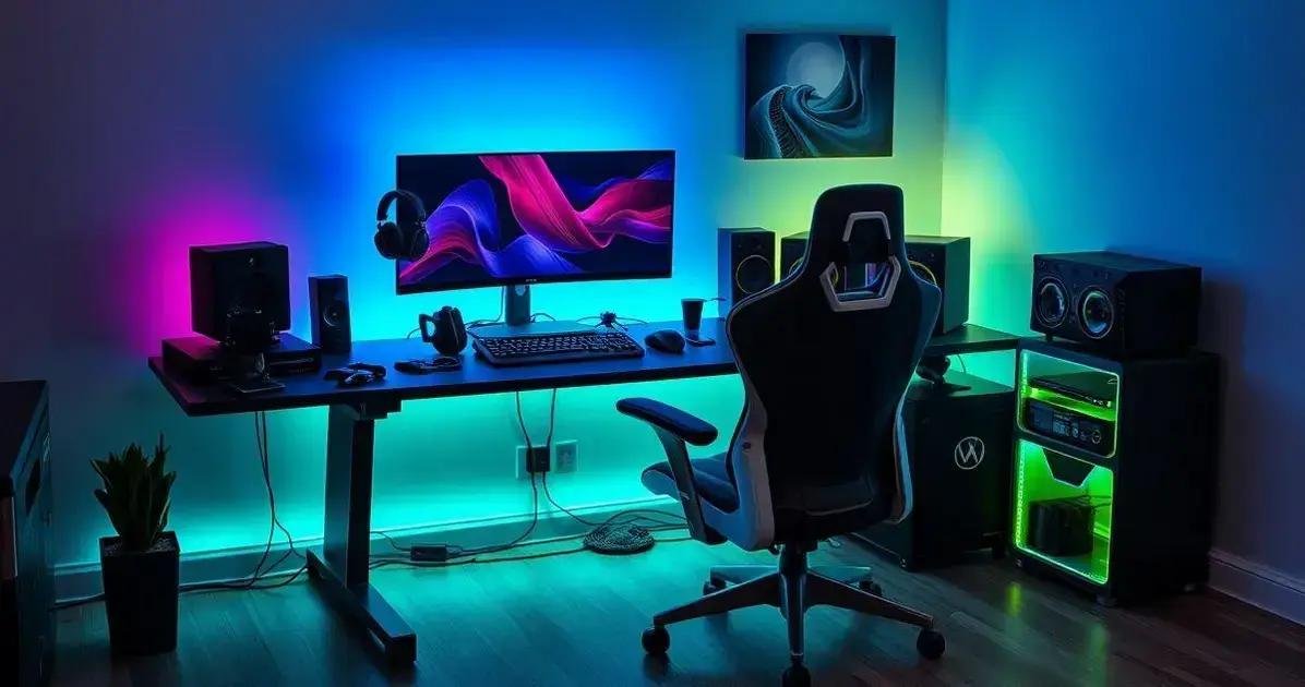 Como otimizar seu espaço para um setup gamer eficiente