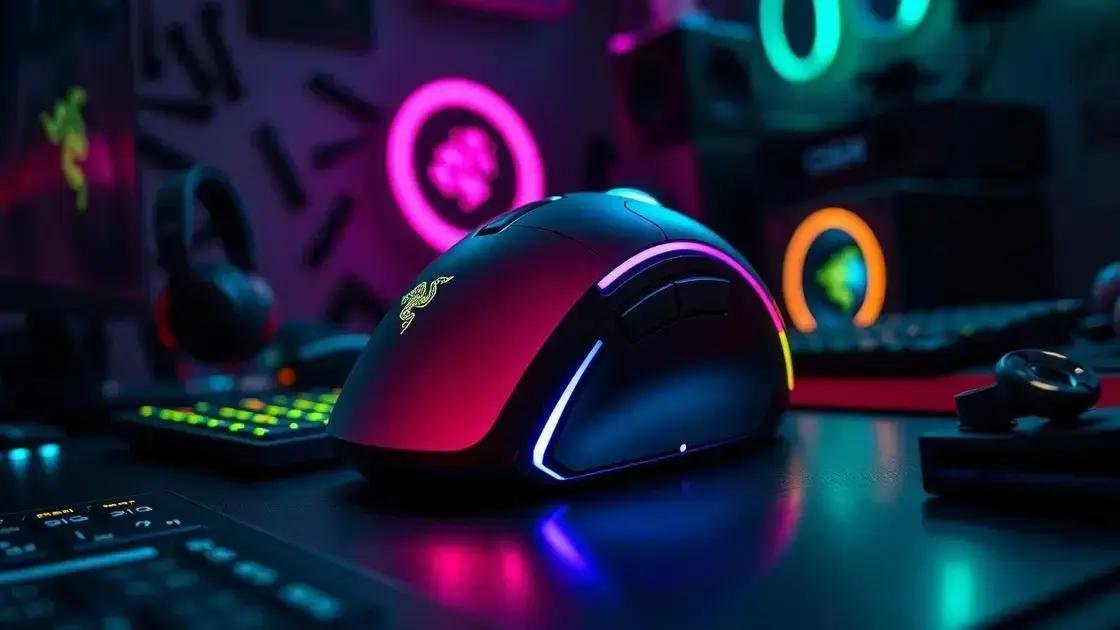 Detalhes do mouse Razer Cobra