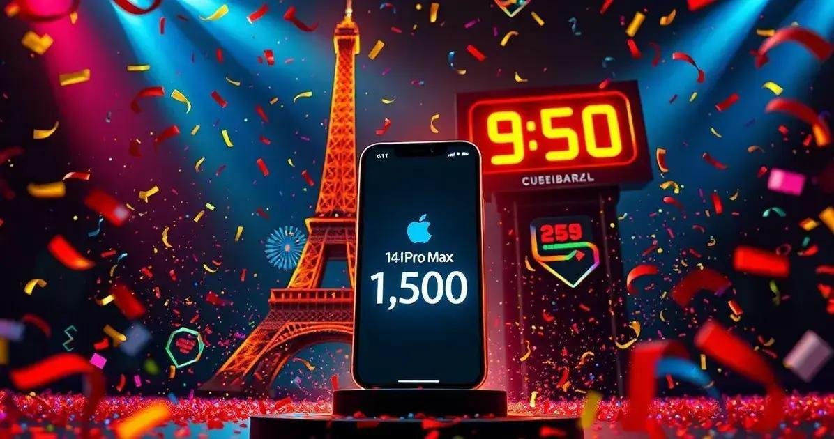 Leilão da Receita Federal em Curitiba: iPhone 14 Pro Max por R$1.500