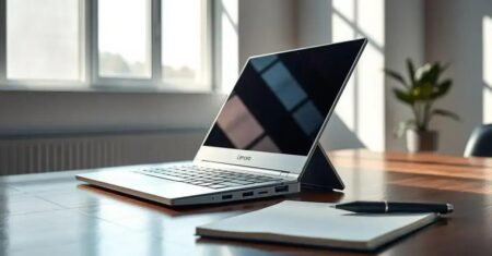 Lenovo apresenta notebook inovador com tela dobrável para cima