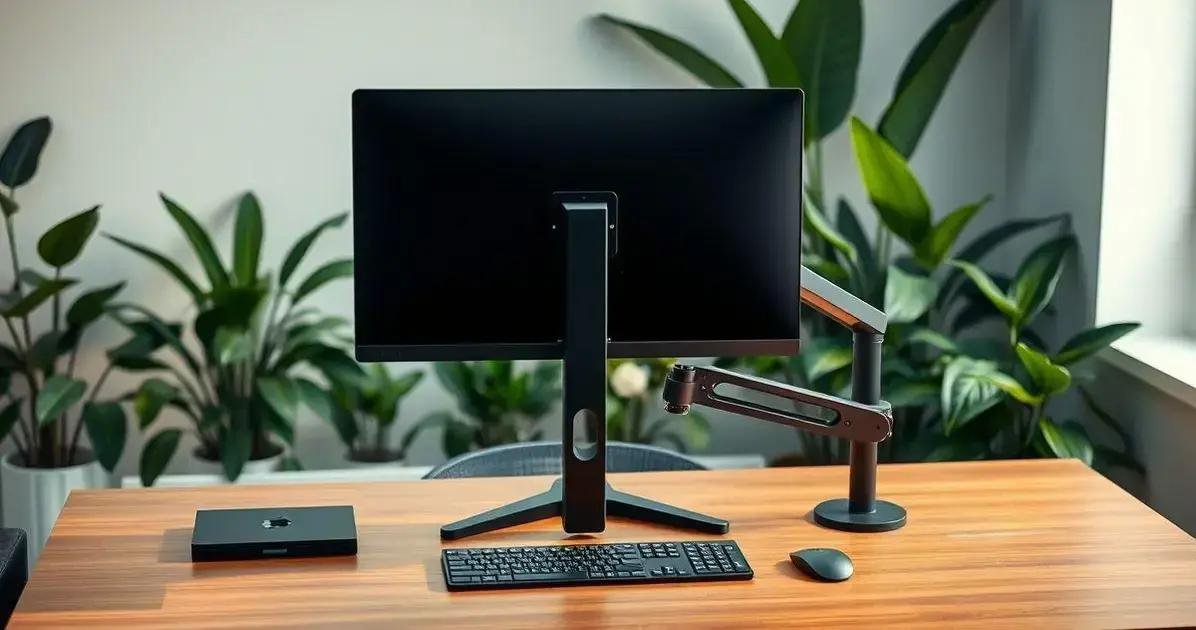 O que é um suporte para monitor?