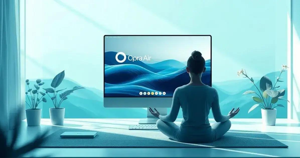 Opera Air: O Navegador Focado em Atenção Plena e Relaxamento