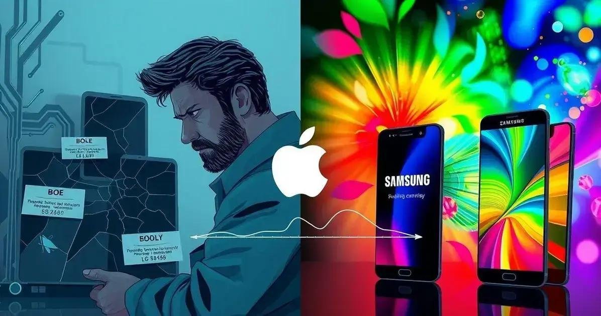 Problemas com Displays: BOE Pode Perder Encomendas da Apple