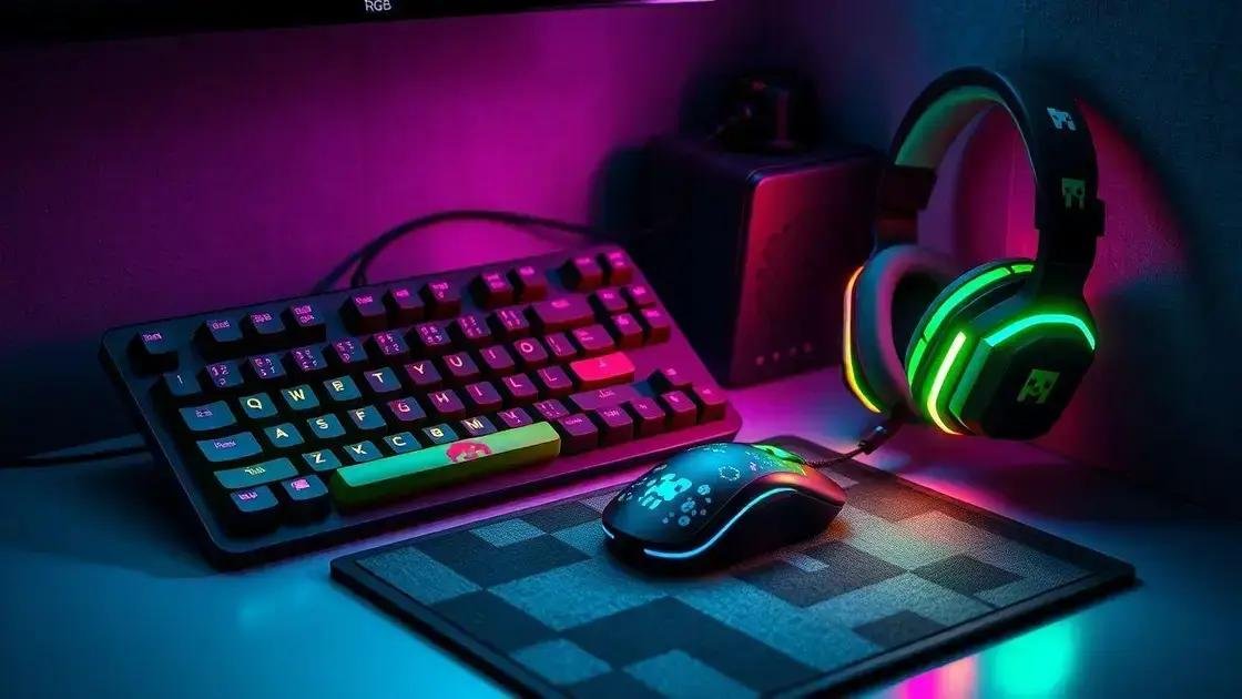 Razer lança coleção de periféricos inspirados em Minecraft