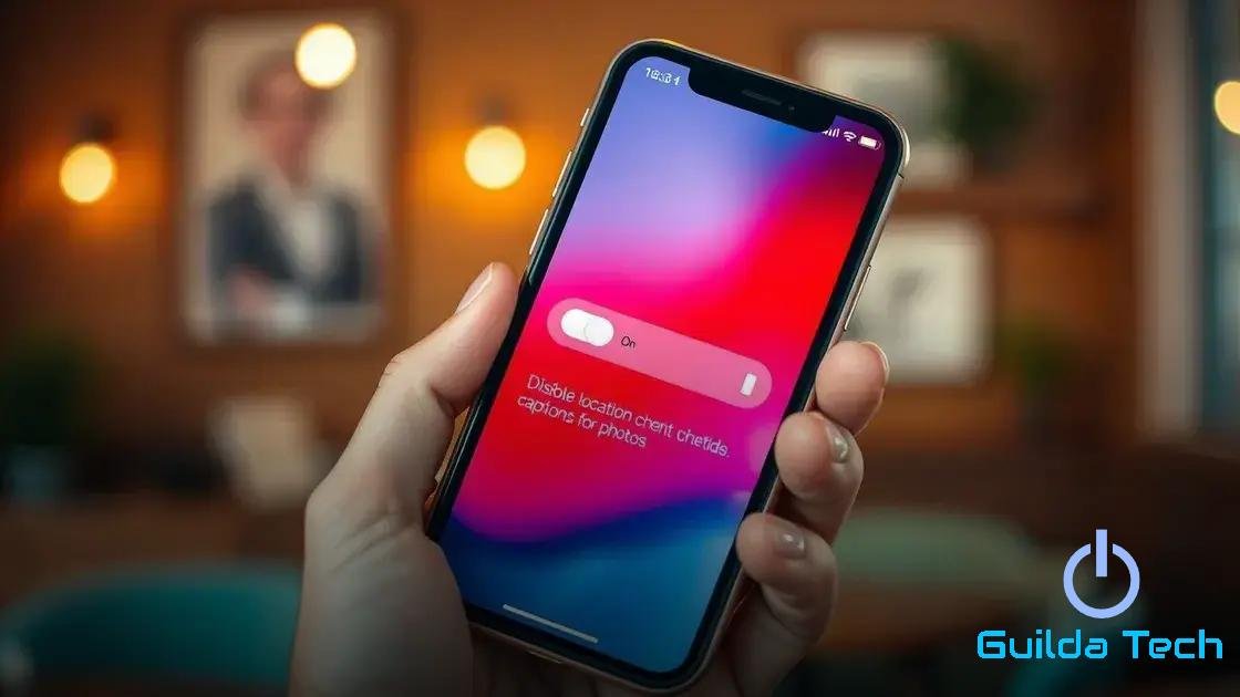 Como desativar a localização e as legendas das fotos no Mensagens do iPhone