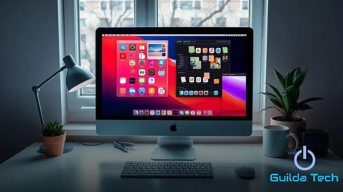 Como Usar Espaços e o Organizador Visual no macOS