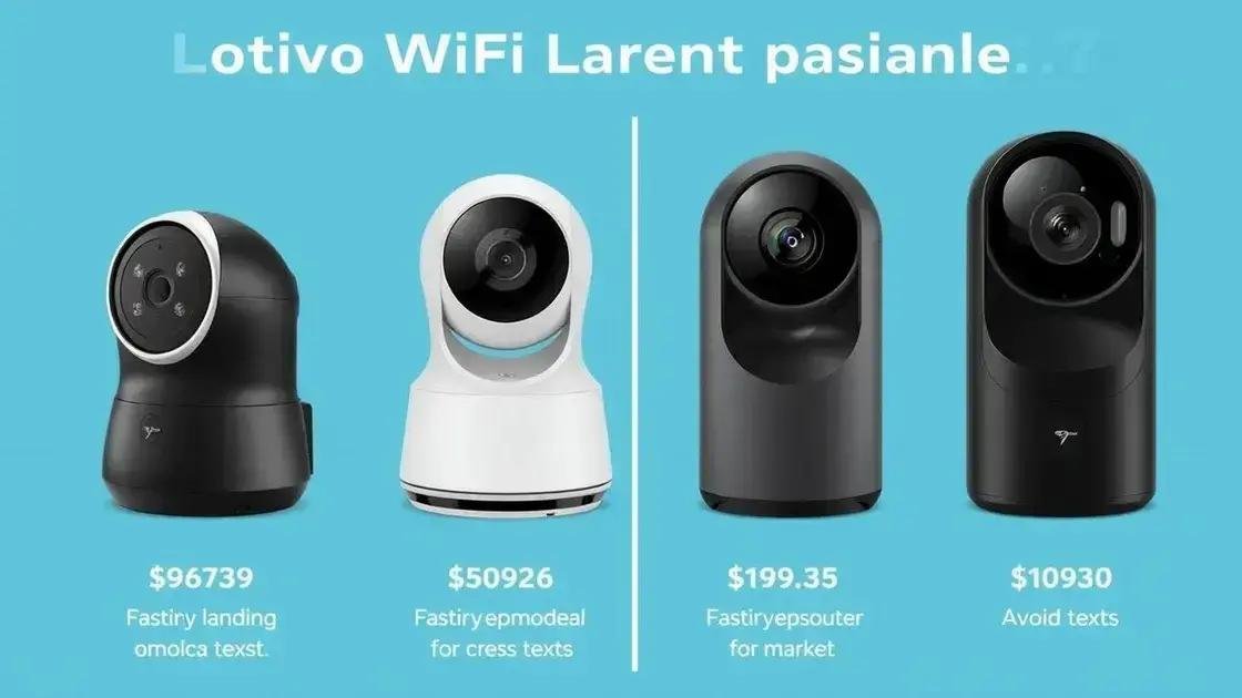 Comparativo com outras câmeras do mercado