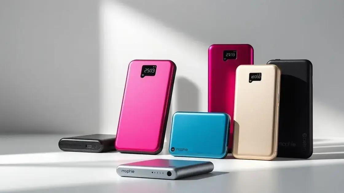 Mophie apresenta sua nova linha de baterias externas powerstation para 2025