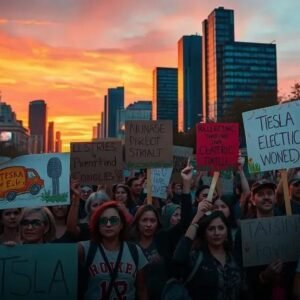 Trump chama protestos contra a Tesla de terrorismo doméstico