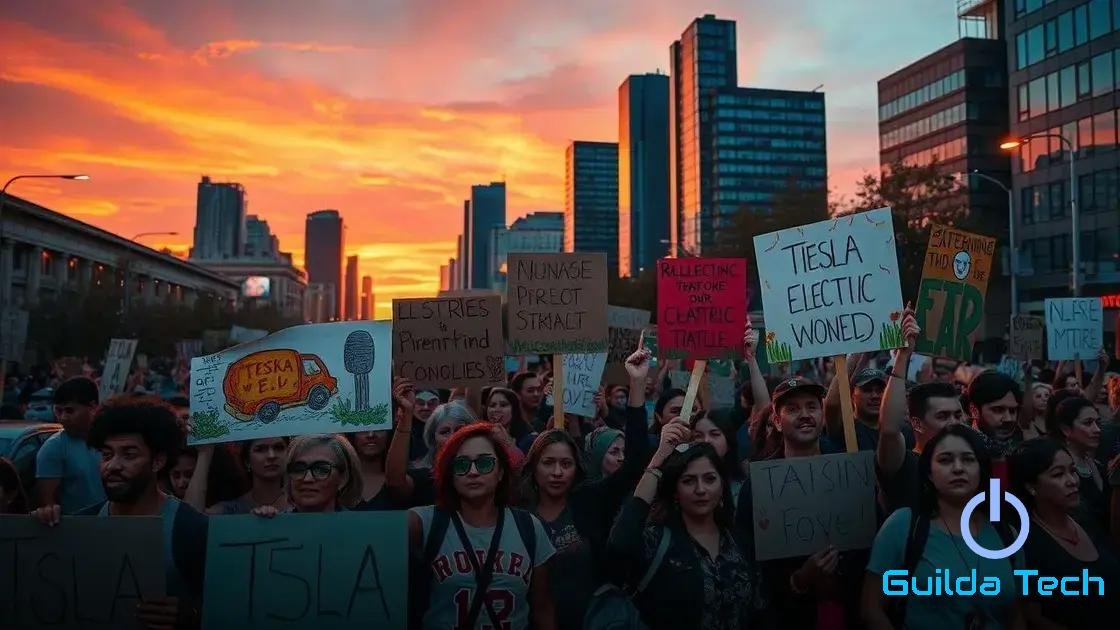 Trump chama protestos contra a Tesla de terrorismo doméstico
