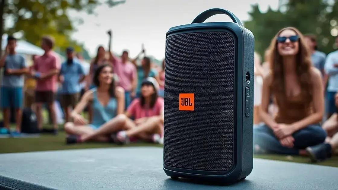 Caixa de som JBL: descubra os 5 pontos fortes da parbox 120