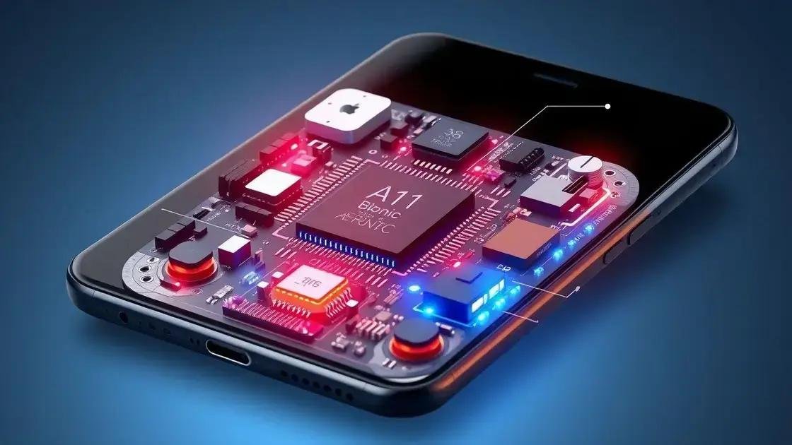 performance e processador a11 bionic