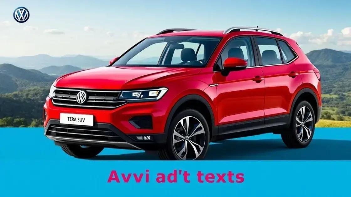 Volkswagen Tera: Novo SUV Brasileiro Chega Para Transformar o Mercado