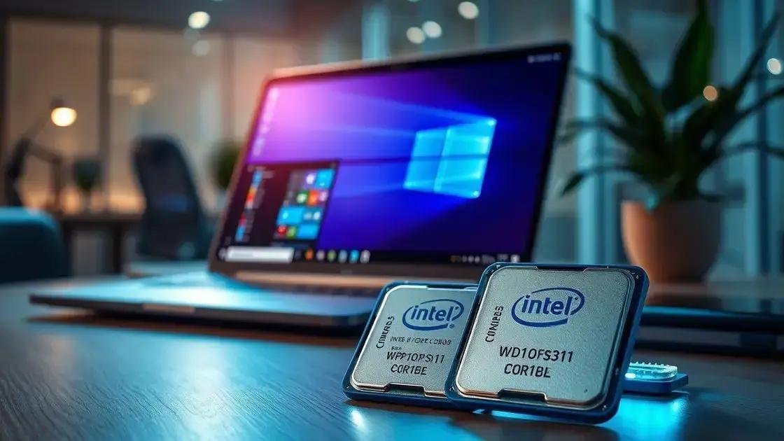 Windows 11 reclassifica suporte para chips Intel de 8ª a 10ª geração
