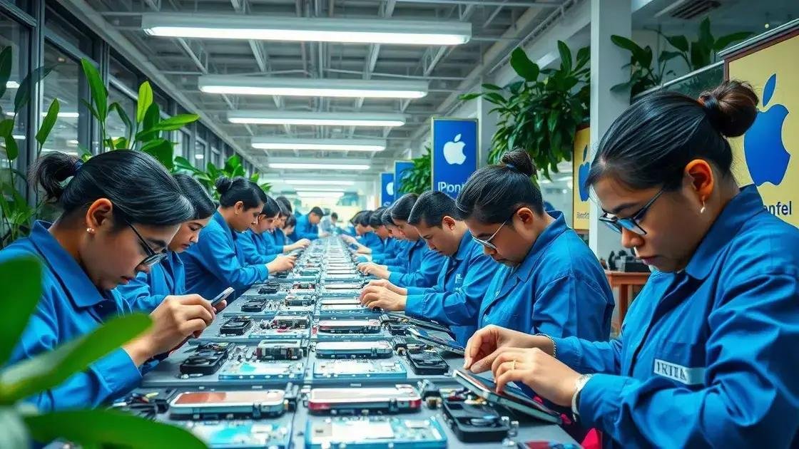 Apple planeja aumentar produção de iPhones no Brasil devido a tarifas dos EUA