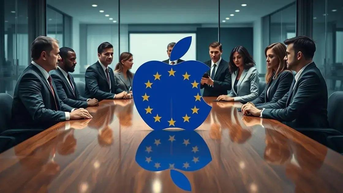 Comissão Europeia adia sanções contra Apple em meio a negociações comerciais