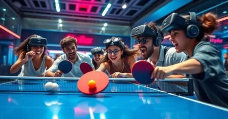 Descubra o Ping Pong Club: O jogo de tênis de mesa imersivo no Vision Pro