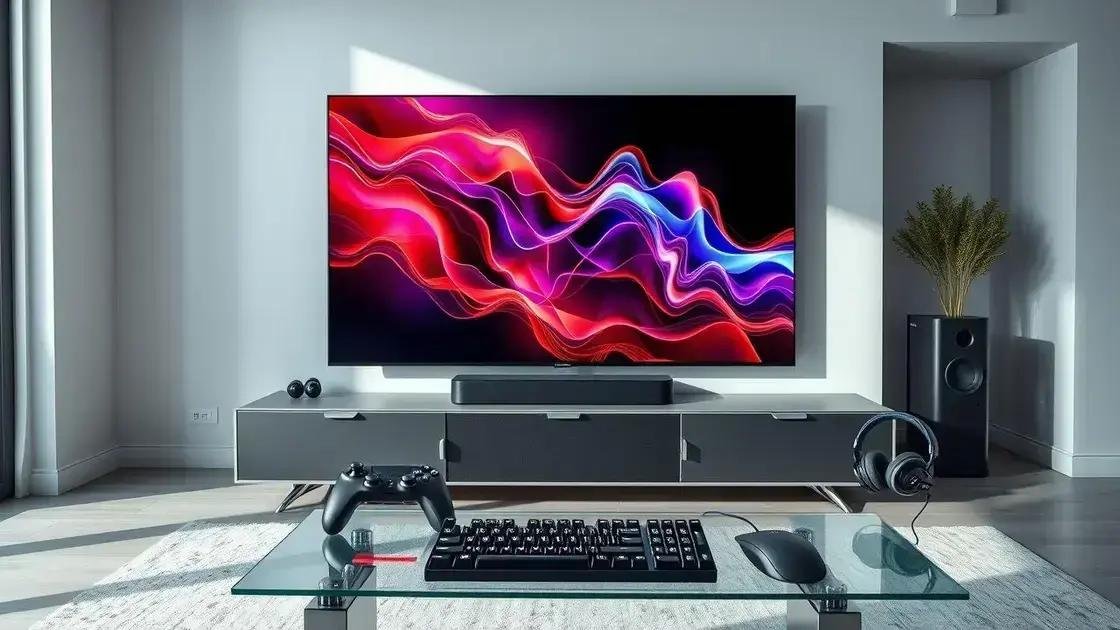 Especificações do setup de demonstração