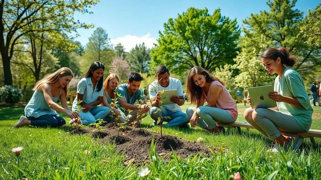 Promoções do Dia da Terra e ações sustentáveis