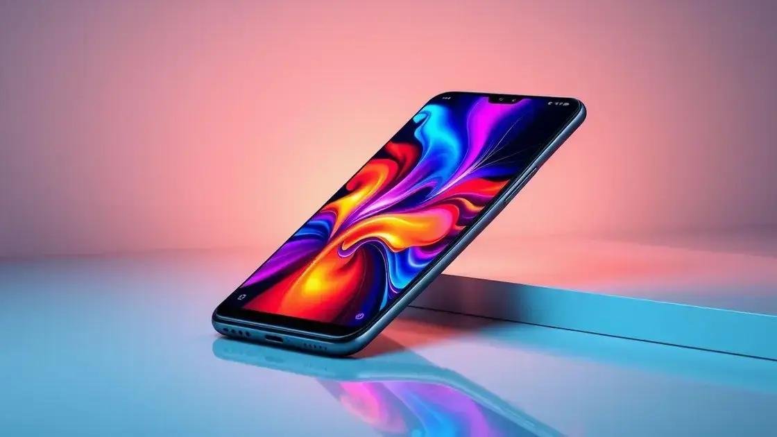 Tela IPS LCD de 6.6 polegadas