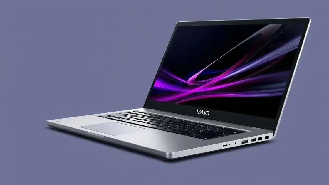 Notebook titã da Vaio: surpreenda-se com essa opção para 2025