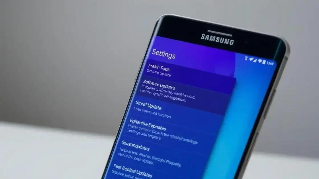 Como atualizar seu dispositivo Samsung