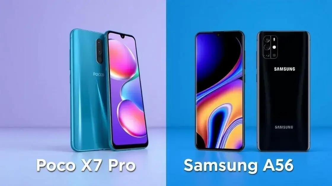 Poco X7 Pro é melhor que o A56? Descubra agora!