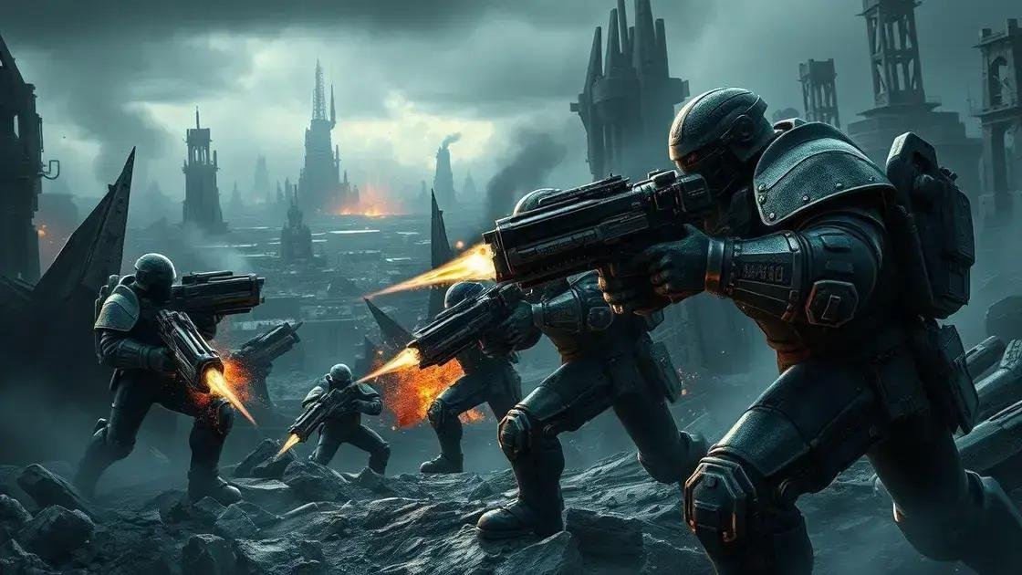 Visual e temática de Warhammer 40.000: Boltgun