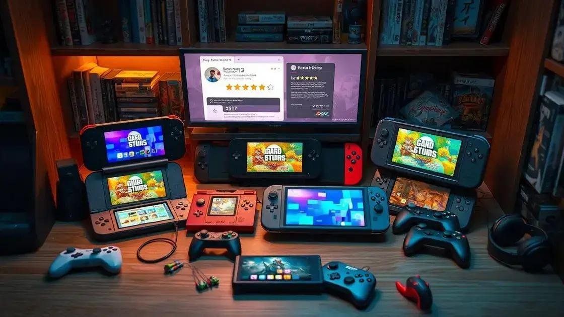 Análises de gamers sobre consoles portáteis