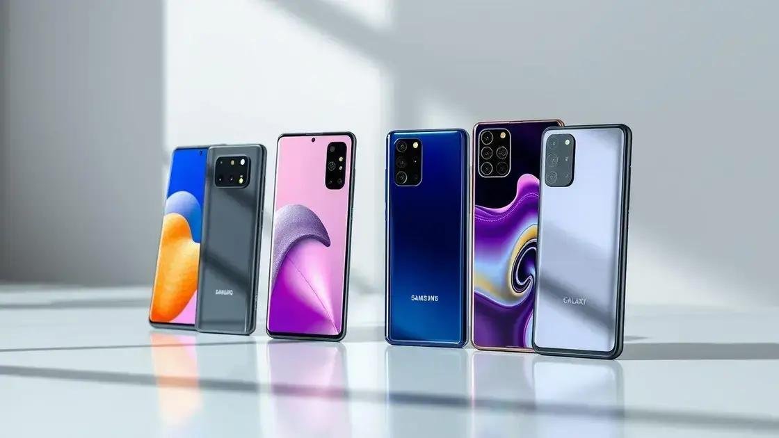 Comparação com outros modelos da linha Galaxy S25