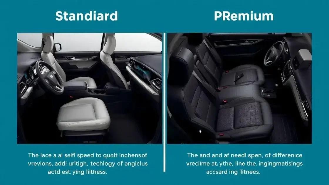 Comparação das Versões Standard e Premium