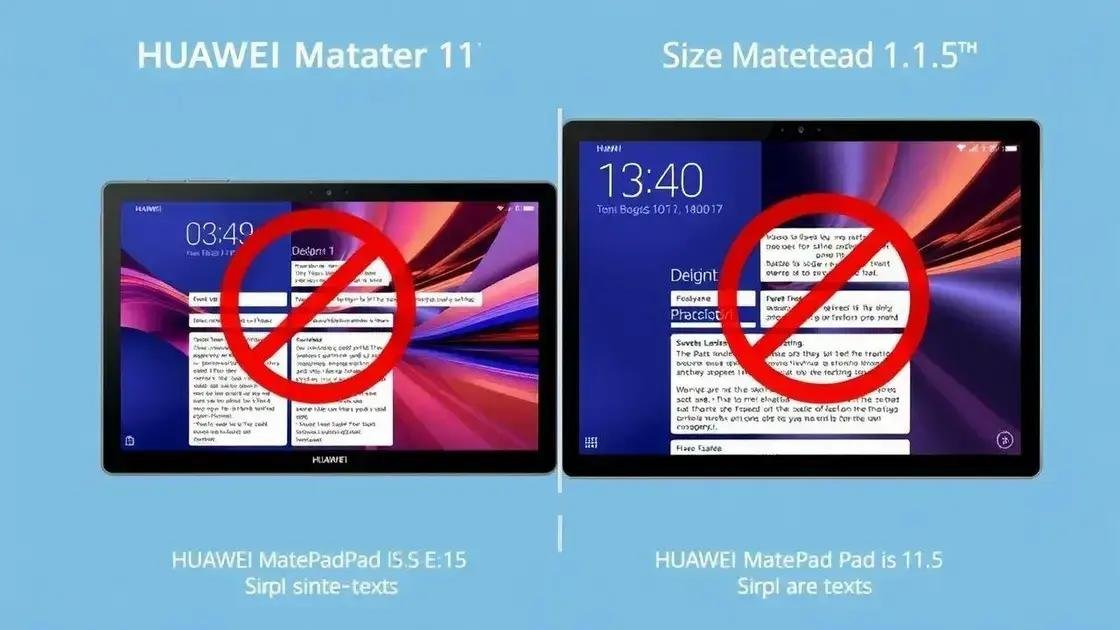Comparação entre MatePad SE 11 e MatePad 11.5
