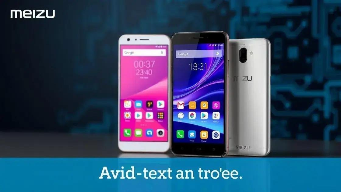 Meizu apresenta três novos smartphones de entrada ao mercado global