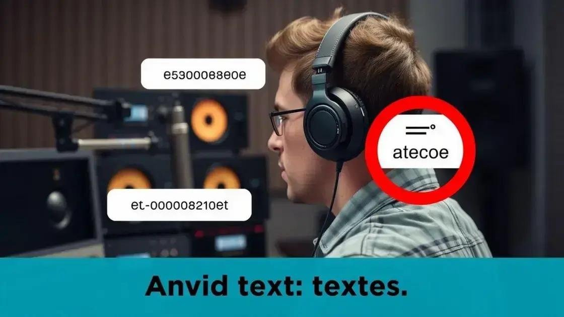 Opiniões dos comunicadores sobre fones usados em gravações