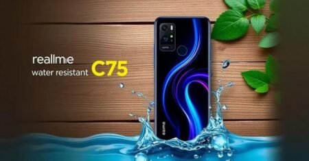 Realme C75: análise de um celular básico com resistência à água e design elegante