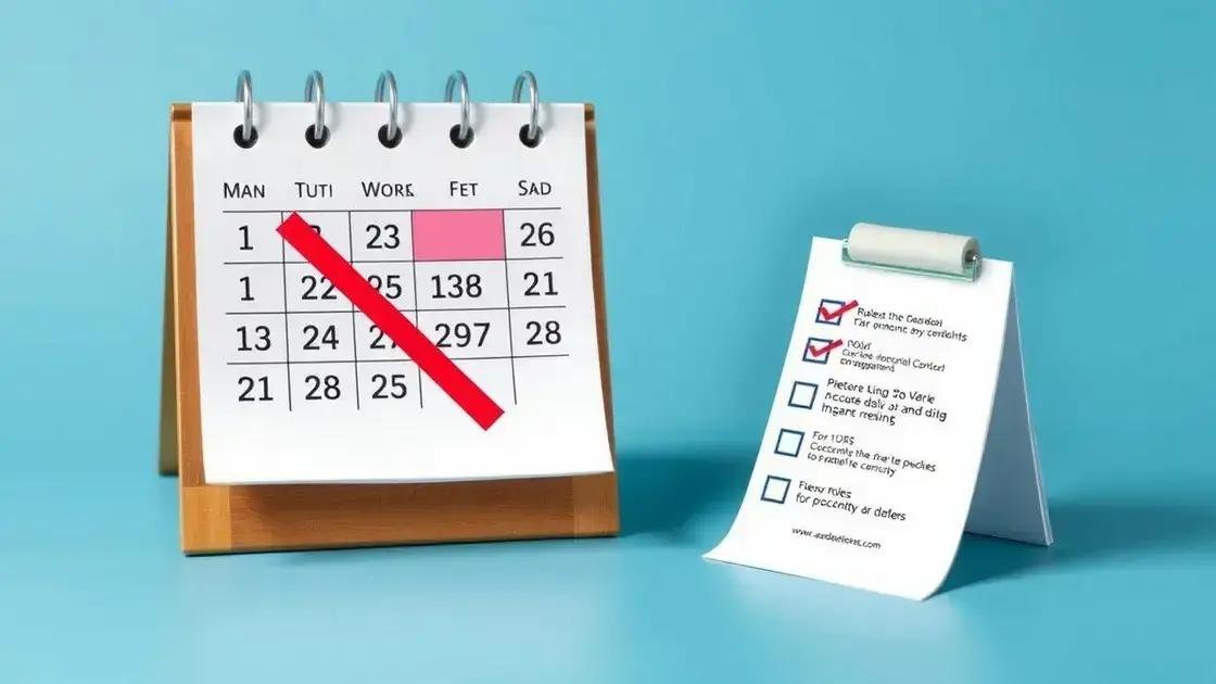 Regulamento e datas importantes