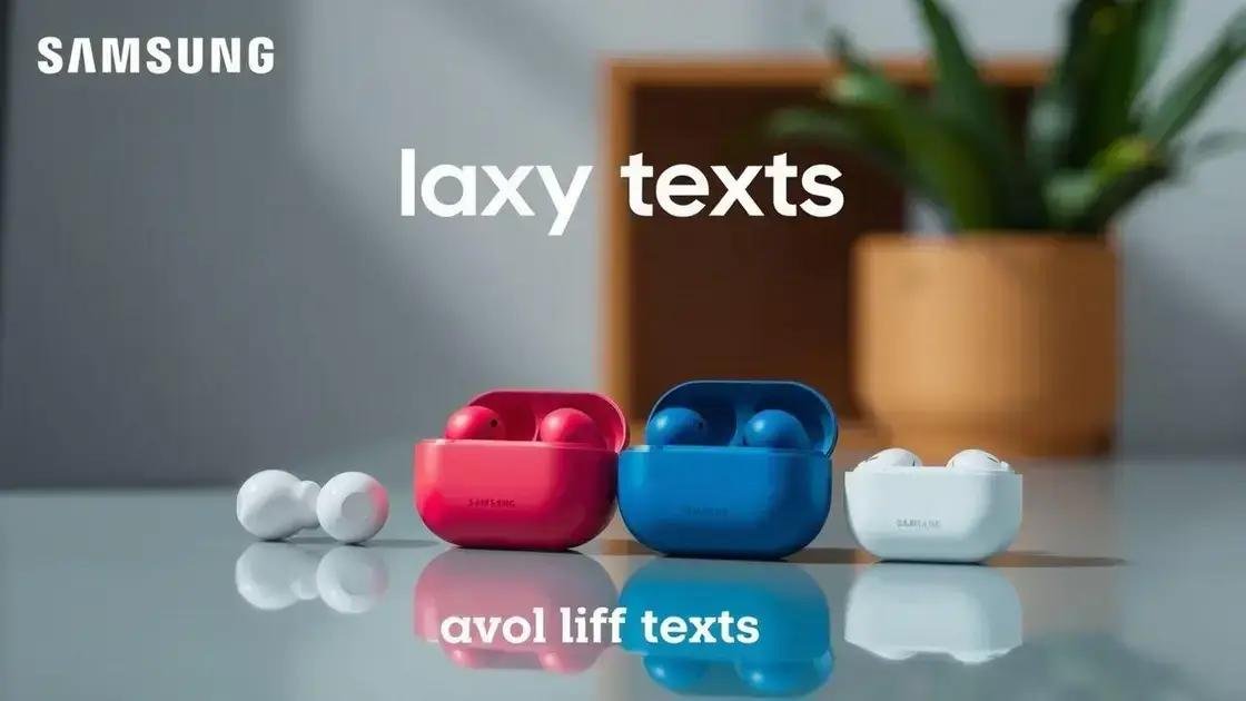 Samsung Galaxy Buds 3: design moderno