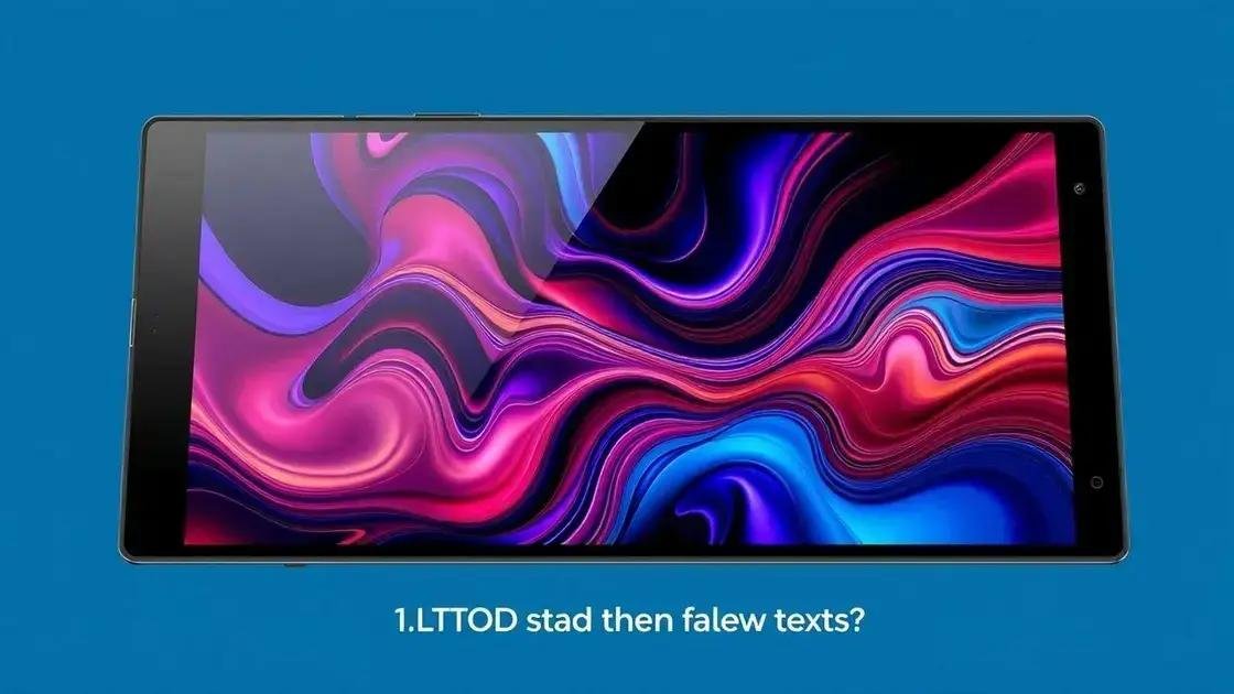 Tela LTPO AMOLED e sua taxa de atualização