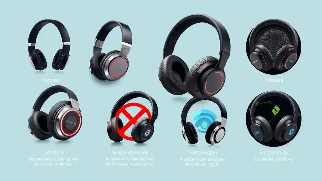 Tendências futuras para fones de ouvido