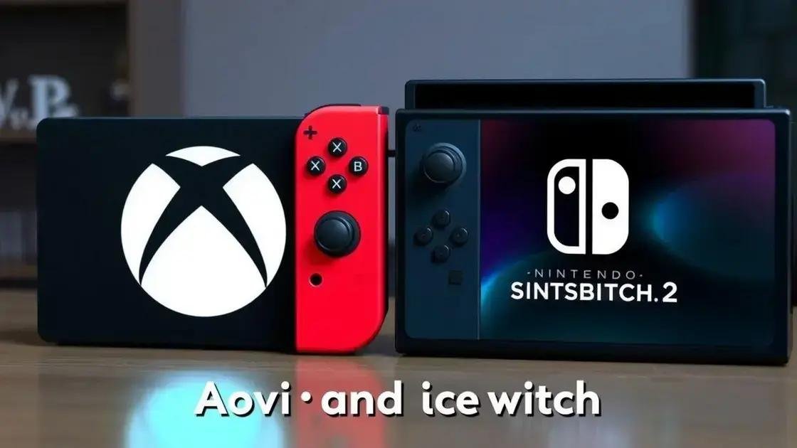 Xbox deve anunciar ports de jogos para Nintendo Switch 2 em breve