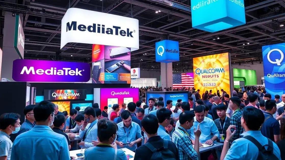 Aquecimento da competição entre MediaTek e Qualcomm