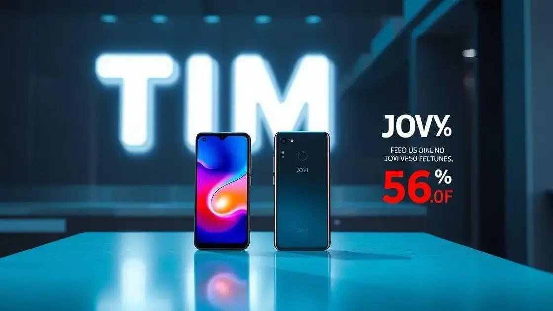 Descontos Imperdíveis: JOVI V50 e V50 Lite na TIM com até R$ 2.000 Off