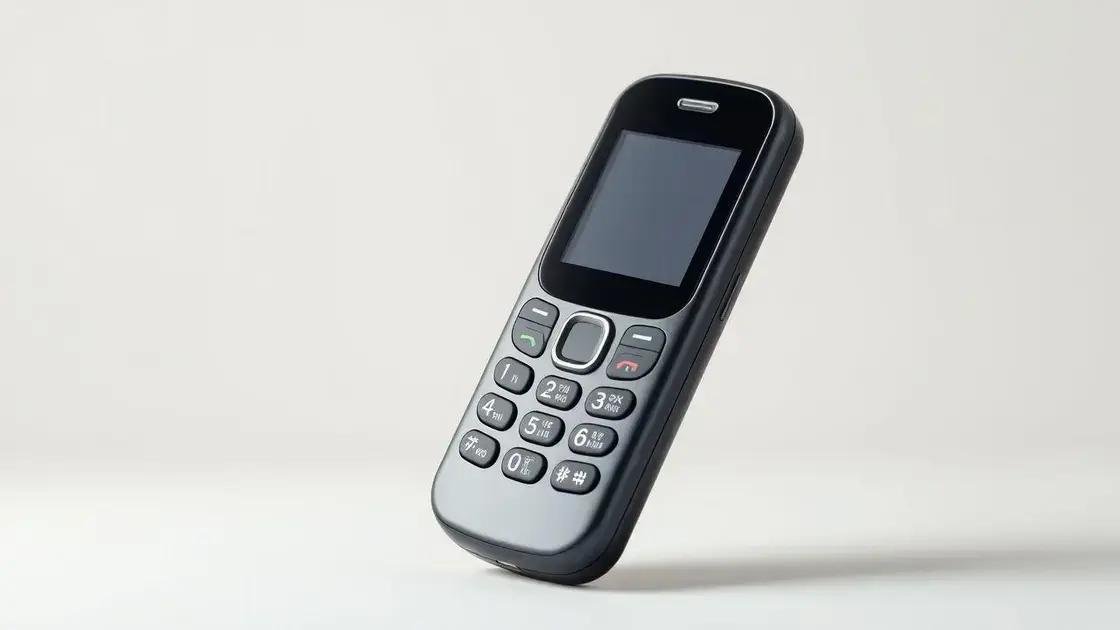 Mercado para celulares 4G básicos