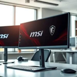 MSI apresenta novos monitores de 24 e 27 polegadas focados em produtividade