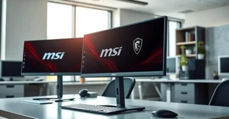 MSI apresenta novos monitores de 24 e 27 polegadas focados em produtividade